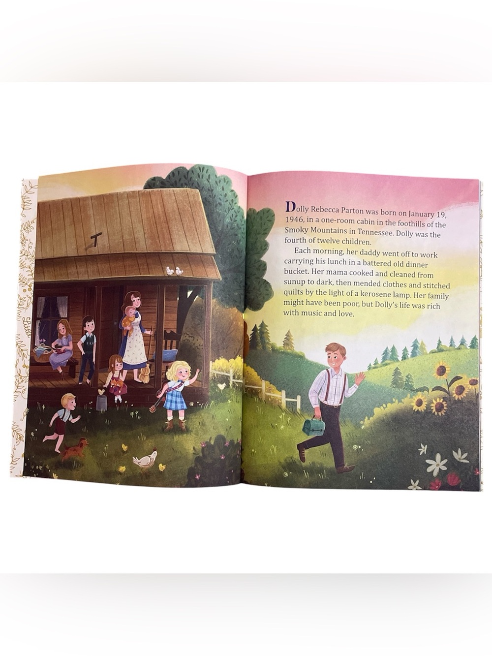 My Little Golden Book About Dolly Parton by Deborah Hopkinson Book 2021 - Picture 4 of 7